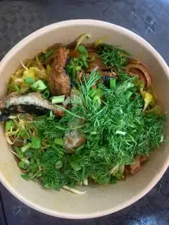 Hình ảnh Bún trộn cá chay