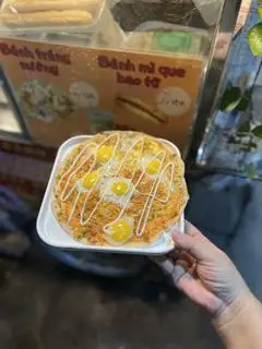 Hình ảnh G5. Bánh tráng nướng Pate Gà Xé Trứng cút