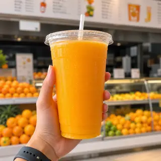 Hình ảnh Nước ép cam tươi nguyên chất