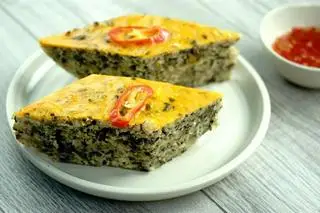Hình ảnh Cơm Chả Hấp Thịt Nấm
