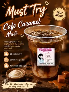 Hình ảnh Cà phê caramel muối