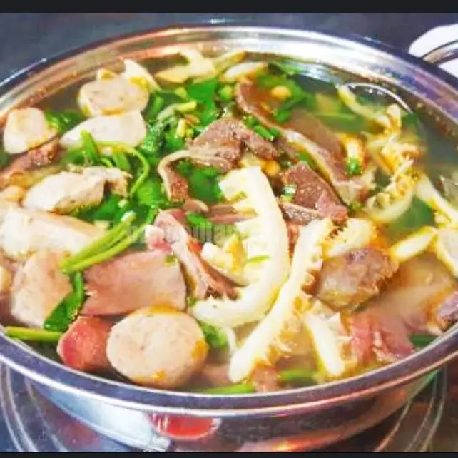Hình ảnh Lẩu lòng bò ( lá sách+ phèo+ khăn lông) nhỏ 