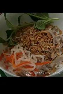 Hình ảnh bún thịt luộc