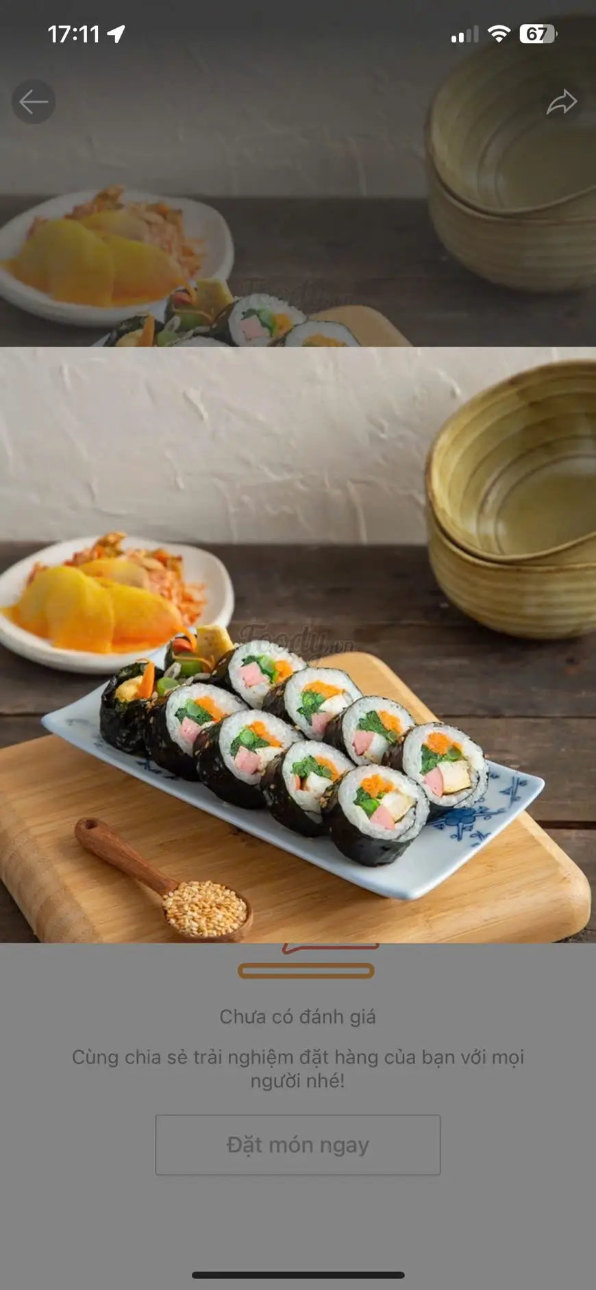 Hình ảnh Kimbap thường