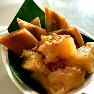 Hình ảnh Chuối hấp - chuối xắt