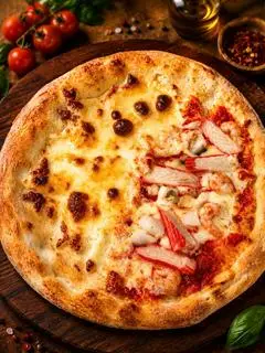 Hình ảnh Pizza Phô Mai + Pizza Hải Sản