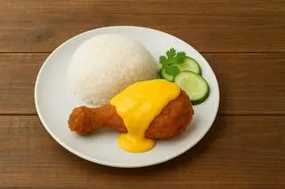 Hình ảnh Cơm gà rán sốt phô mai