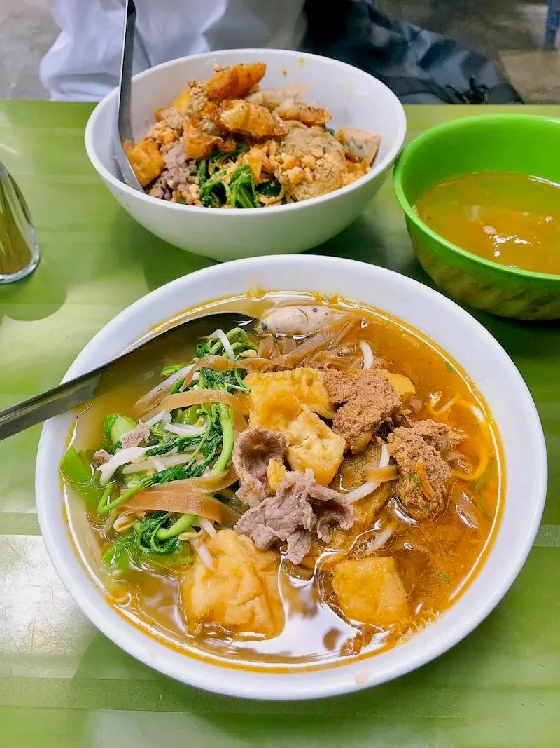 Hình ảnh Bánh đa đậu giò