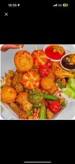 Hình ảnh combo viên chiên mắm tỏi 