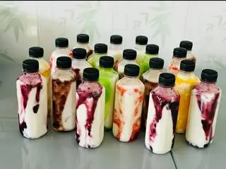 Hình ảnh Sữa chua mix vị việt quất