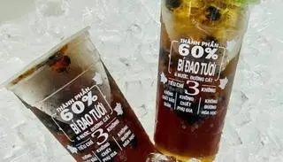 Hình ảnh Trà bí đao hạt chia full topping