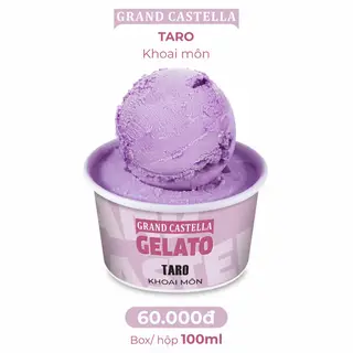 Hình ảnh Taro Gelato 100ML - Kem Khoai Môn