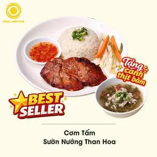 Hình ảnh Cơm tấm sườn nướng than hoa