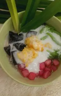 Hình ảnh sương sáo bánh lọt mix thạch củ năng