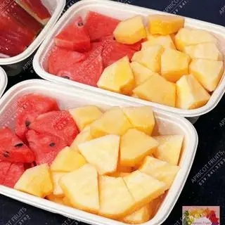 Hình ảnh Mix dưa vàng - dưa hấu/ khay