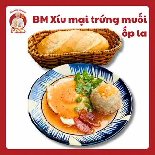 Hình ảnh BM xíu mại *trứng muối* + ốp la/phần