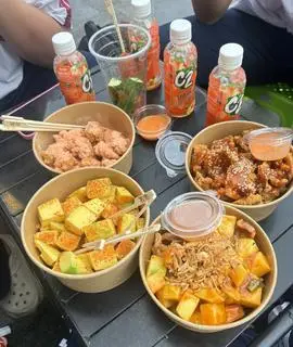 Hình ảnh Da gà chiên giòn sốt chua ngọt 