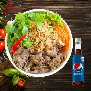 Hình ảnh Combo Bún Trộn Nam Bộ (truyền thống) + Pepsi