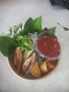 Hình ảnh bún chả giò nem nướng 