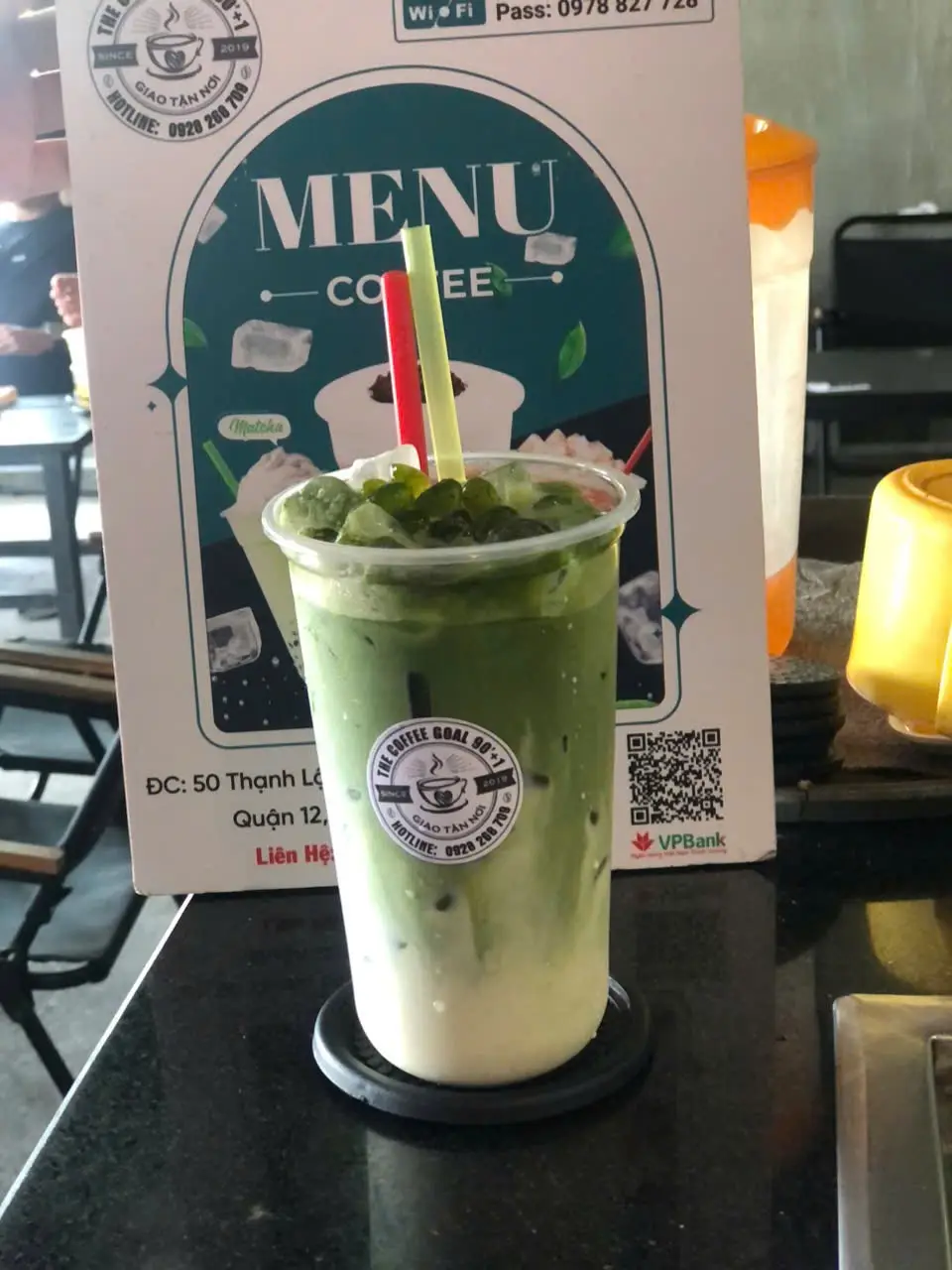 Hình ảnh Matcha sữa gấu