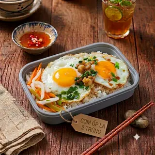 Hình ảnh Cơm ốp la 2 trứng