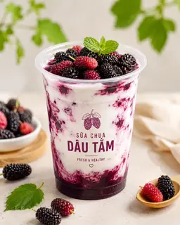 Hình ảnh SỮA CHUA DÂU TẦM size l