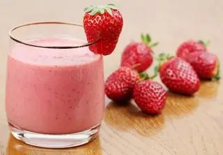 Hình ảnh Đá xay smoothies dâu