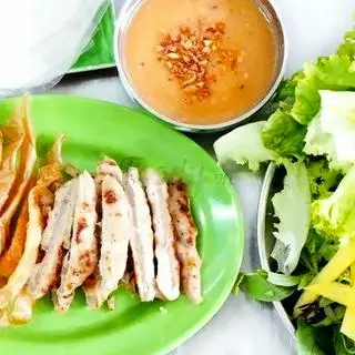 Hình ảnh Nem nướng nha trang kèm hỏi