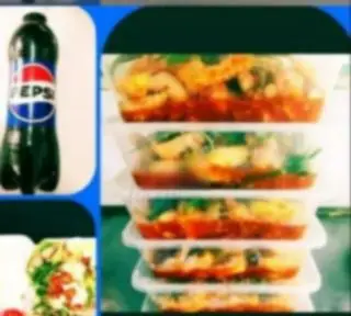 Hình ảnh Combo tré trộn + chân gà sốt Thái