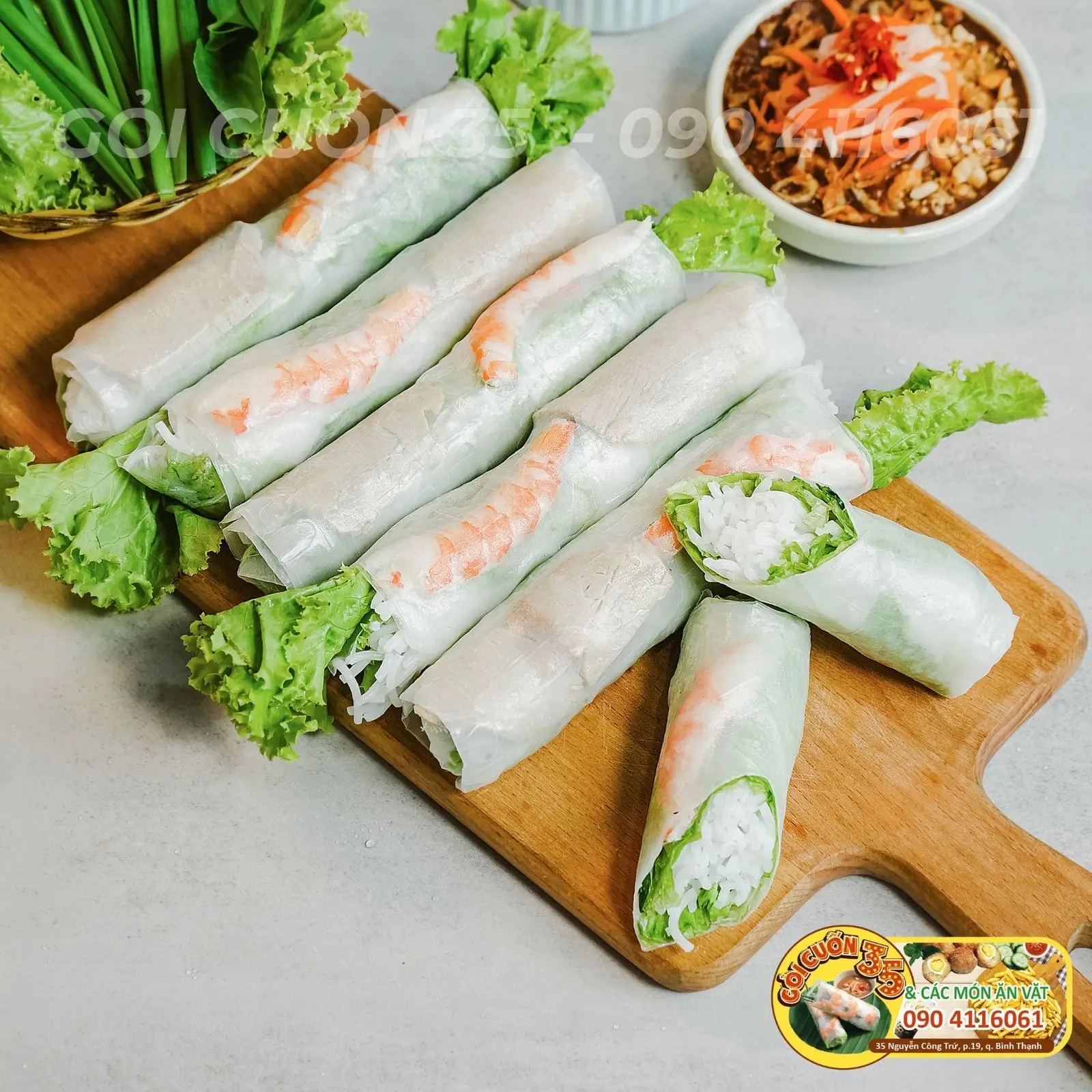 Hình ảnh Gói cuốn tôm thịt siêu mê