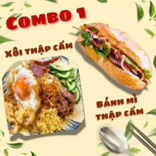 Hình ảnh Xôi thập Cẩm+ Bánh Mỳ Thập Cẩm 