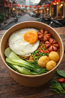 Hình ảnh Mì trộn indomie thập cẩm 
