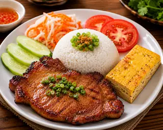 Hình ảnh Cơm Sườn Chả