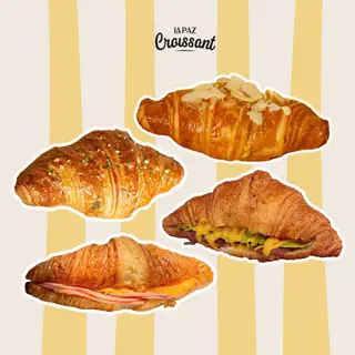 Hình ảnh Combo 2 bánh croissant family có nhân/topping