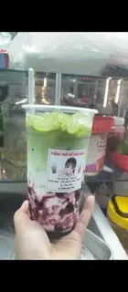 Hình ảnh matcha latte Việt quất 