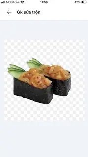Hình ảnh Gunkan sứa trộn 
