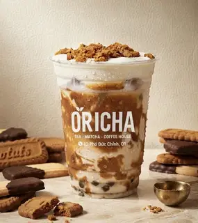 Hình ảnh Sữa Tươi Hoàng Kim Sốt Biscuff Creamcheese