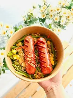 Hình ảnh Mì Trộn indomie Xúc Xích 