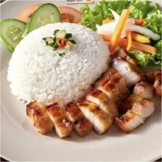 Hình ảnh CƠM BA RỌI HEO NƯỚNG 