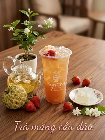Hình ảnh Trà mãng cầu dâu(L)