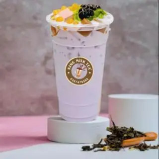 Hình ảnh Trà Sữa Khoai Môn Full Topping