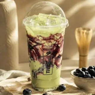 Hình ảnh Matcha sữa việt quất
