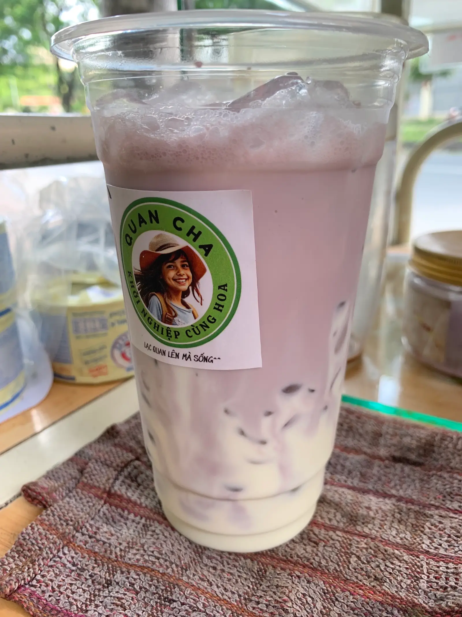 Hình ảnh Latte khoai môn