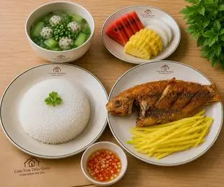 Hình ảnh Cơm cá chiên mắm - xoài xanh - best seller