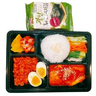 Hình ảnh Set cơm Hàn Quốc Thịt Xào + Rong biển