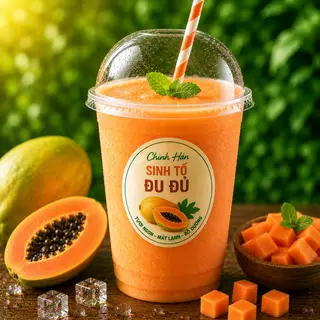 Hình ảnh Sinh tố đu đủ