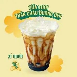 Hình ảnh Sữa tươi trân châu đường đen