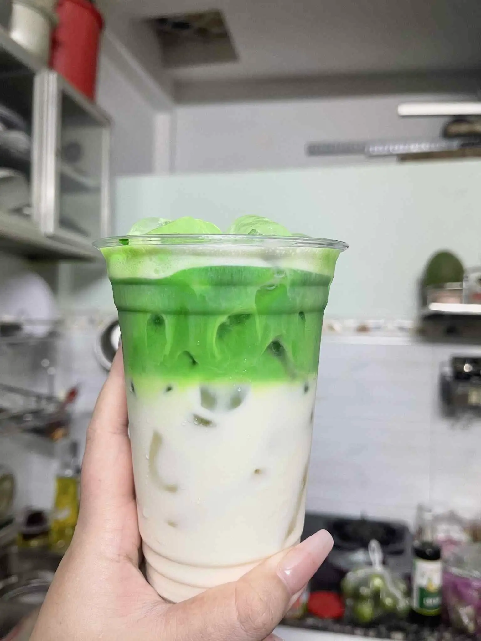 Hình ảnh Sâm dứa latte