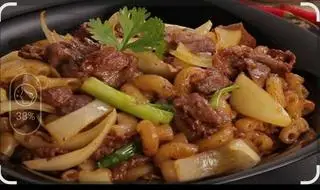 Hình ảnh nui xào bò