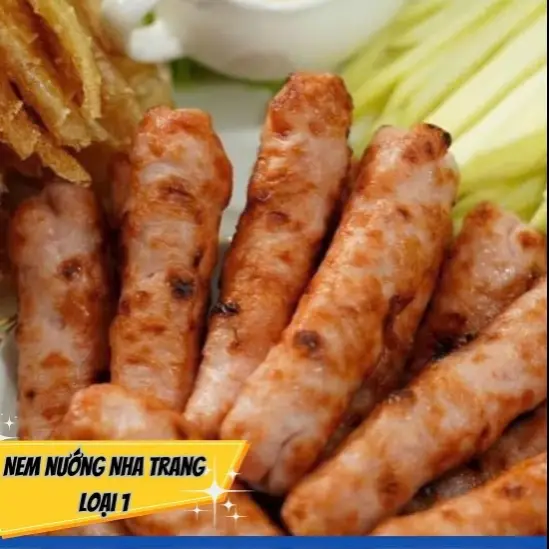 Hình ảnh BÁNH HỎI  Chả Lụa + Nem Nướng